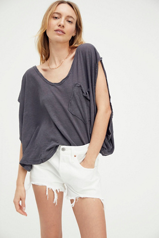 Levis 501 High Rise Denim Shorts