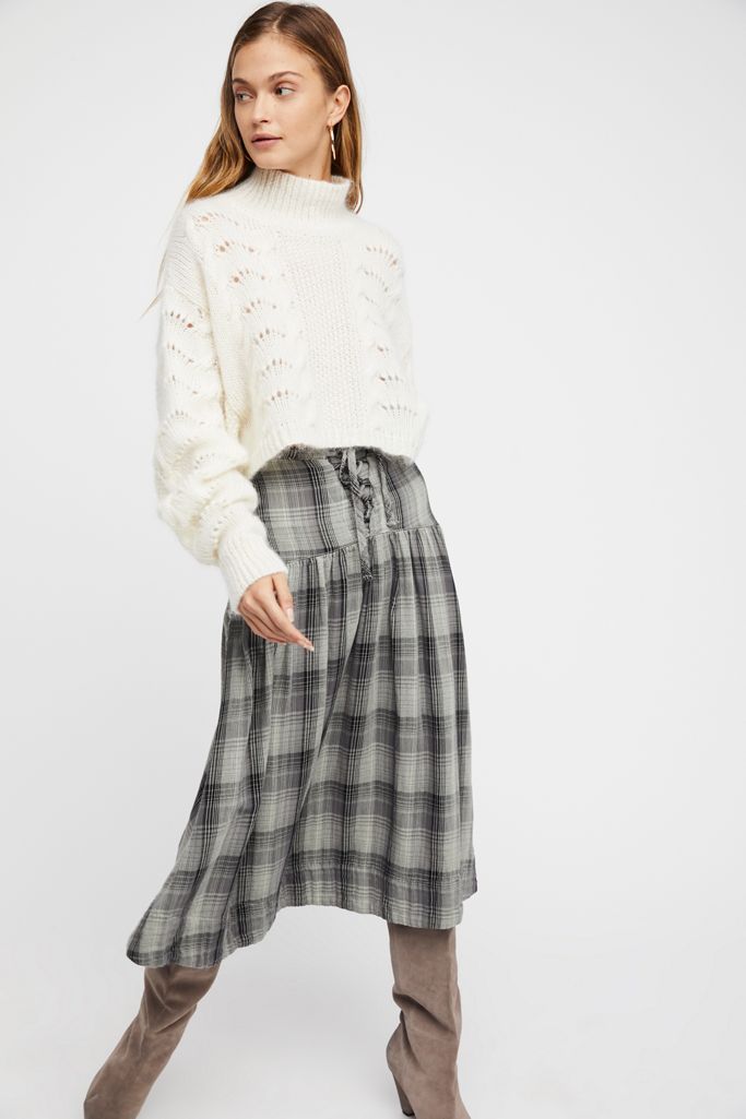 Gustav 60552 A line Multi Colored Camouflage Print Pleated Skirt main image 1