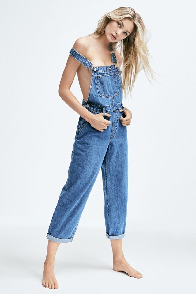 levi's mom denim overalls
