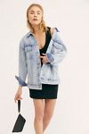 levi's baggy trucker cotton denim jacket