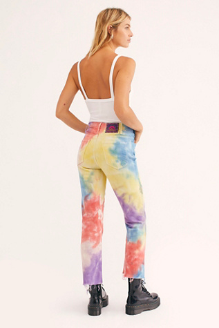 mother tie dye jeans