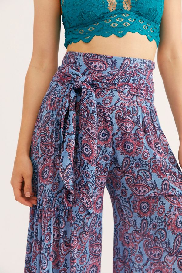 FP One Aloha Printed Wide-Leg Pants | Free People