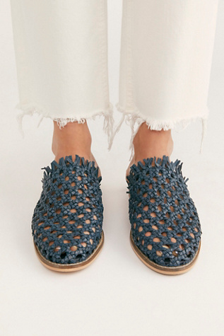 free people woven flats