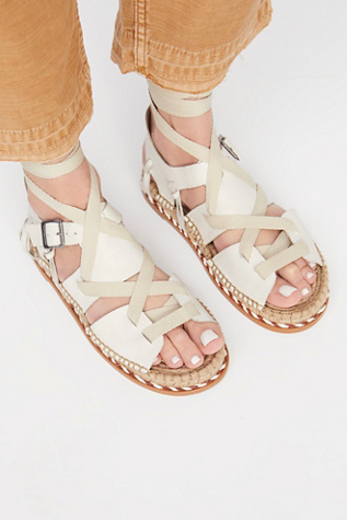 free people white sandals