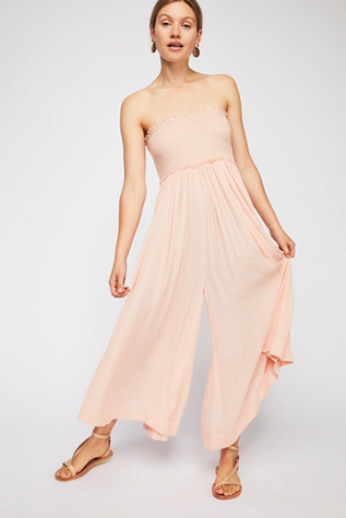 free people strapless jumpsuit