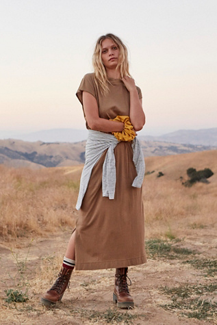 shirt dress maxi length