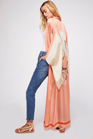 Rising Sun Maxi Kimono