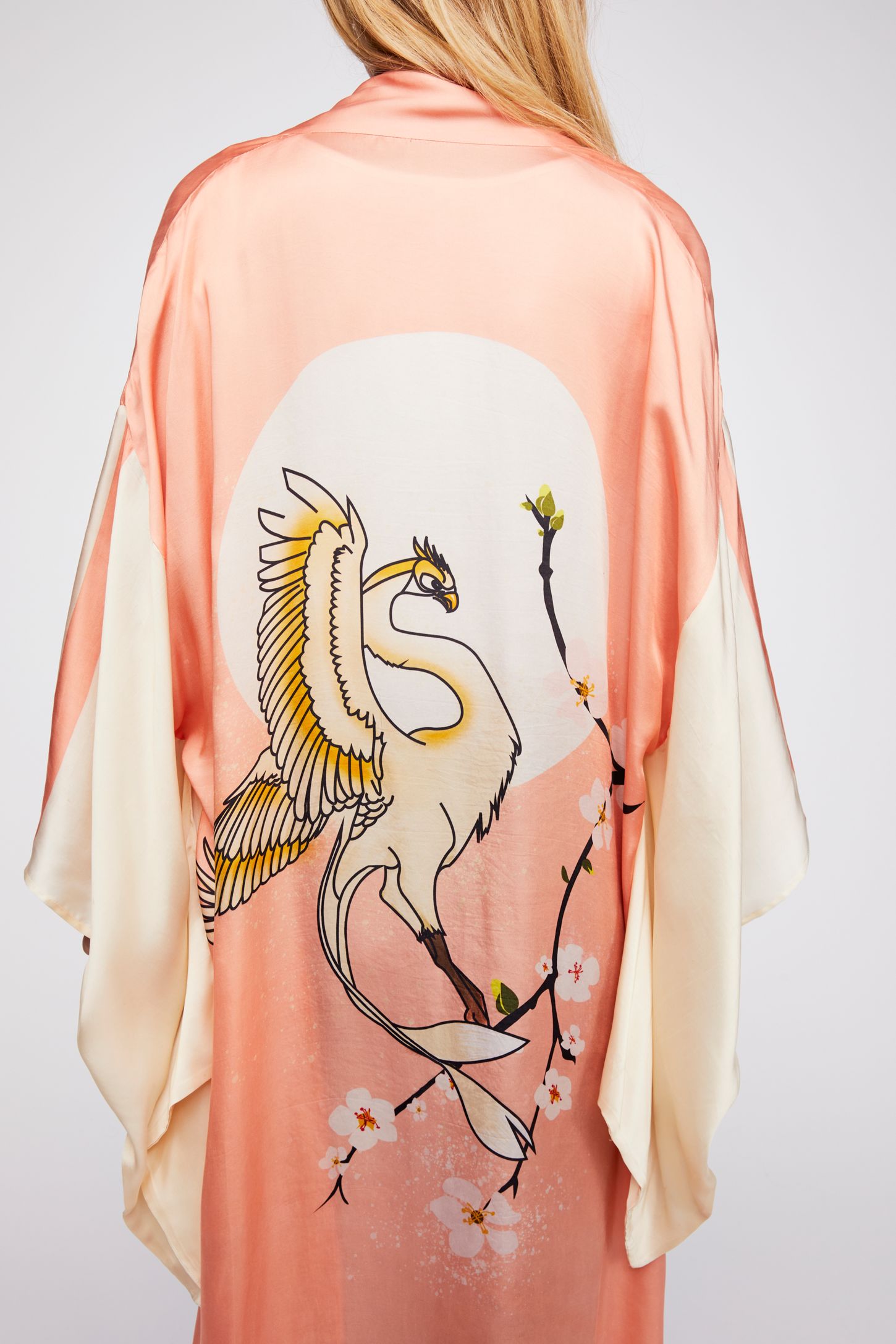 Slide View 4: Rising Sun Maxi Kimono