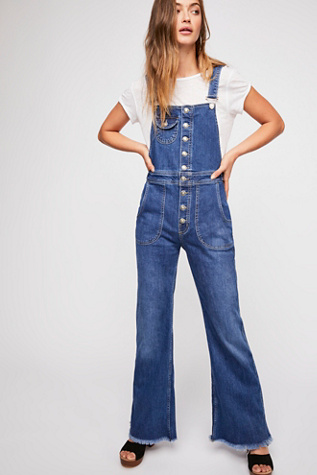 flare leg overalls