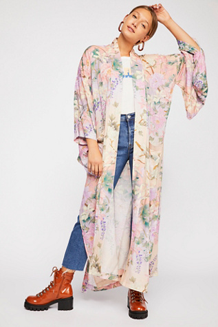 spell lily maxi kimono