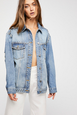 free people amelia slouchy trucker jacket