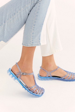 time travel jelly sandal