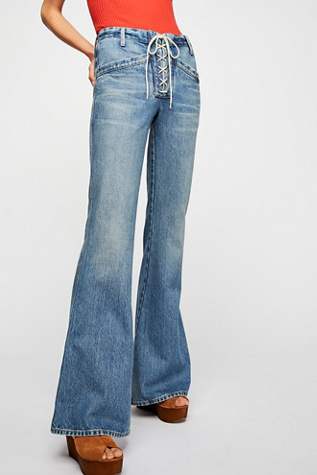 free people black flare jeans