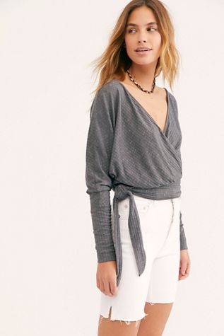 We The Free East Coast Wrap Top