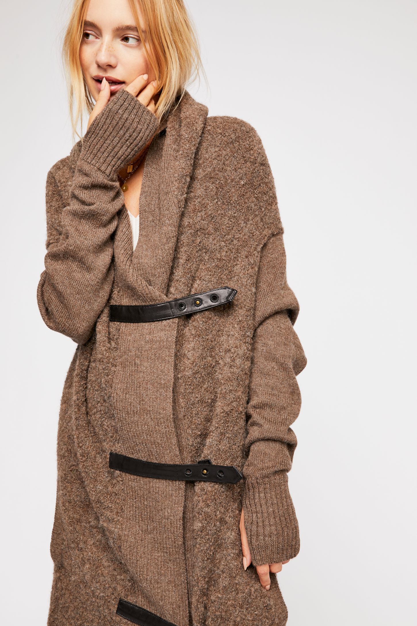 Slide View 4: Kota Belted Cardi Sweater