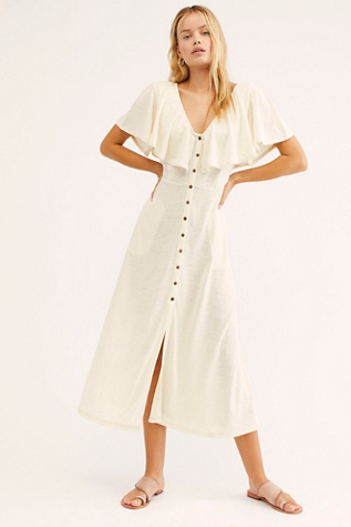 free people messenger midi dress