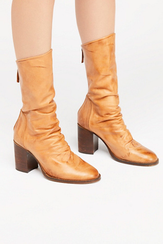 free people elle block heel boot