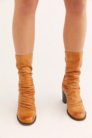 elle block heel boot free people