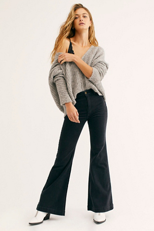 free people corduroy flare pants