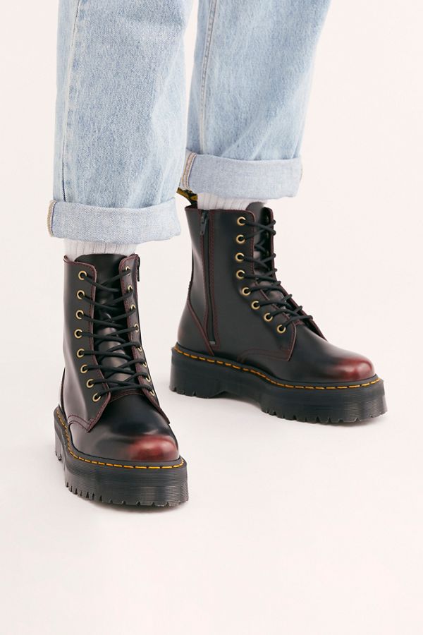 Compra Dr Martens Jadon Cherry Off 76 Www Aldahra Com