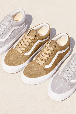 old skool lux glitter sneaker