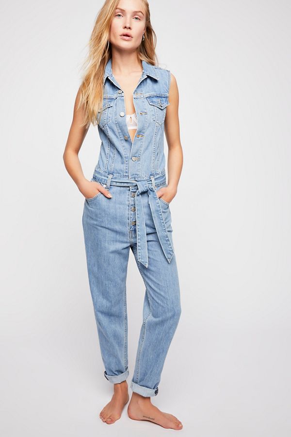 Levi’s Taper Denim Jumpsuit Free People