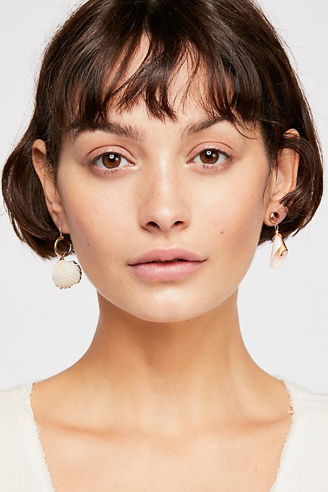 Mixed Shell Earrings | Free People