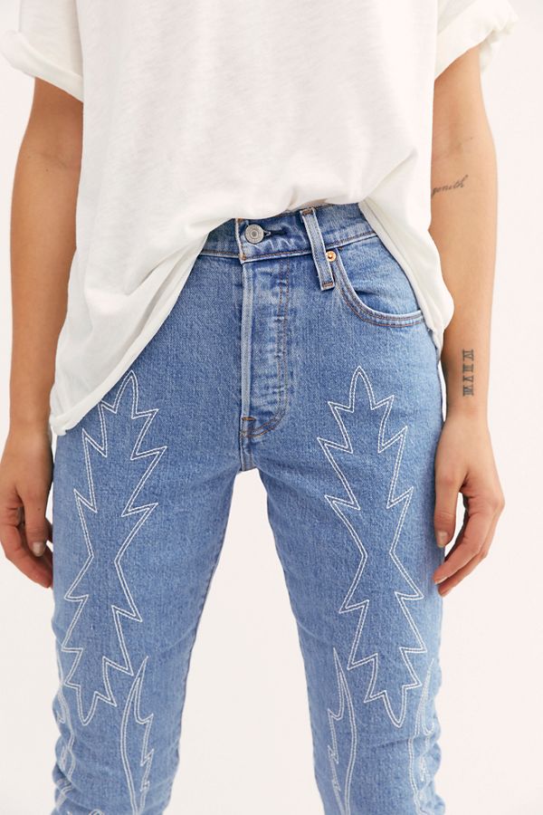 levi's 501 skinny rolling dice