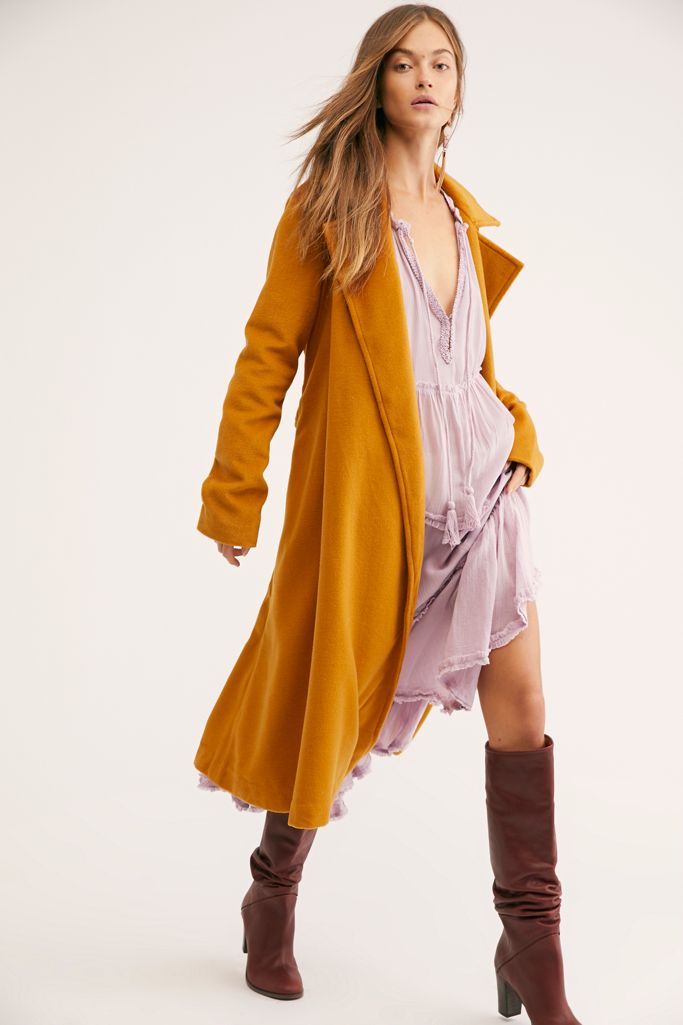 Sierra羊毛大衣 Free People 中国