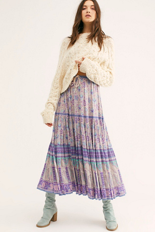 poinciana maxi skirt