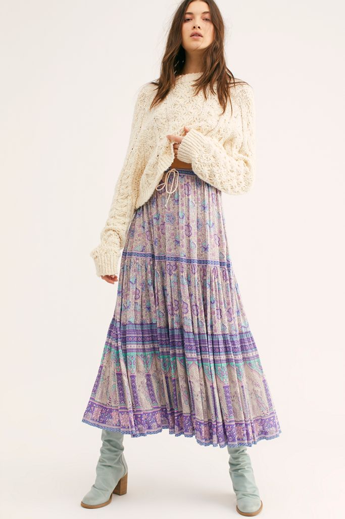 Poinciana Maxi Skirt 