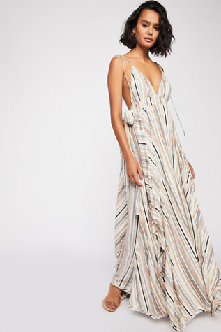 free people striped maxi dress