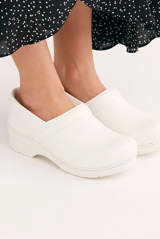 white dansko clog