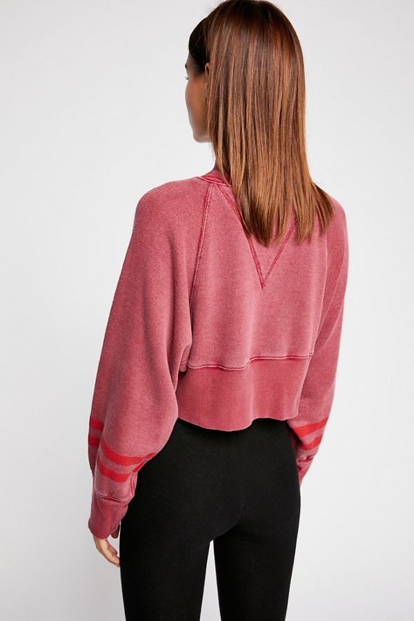 Slide View 3: Keep It Cropped Stripe Pullover