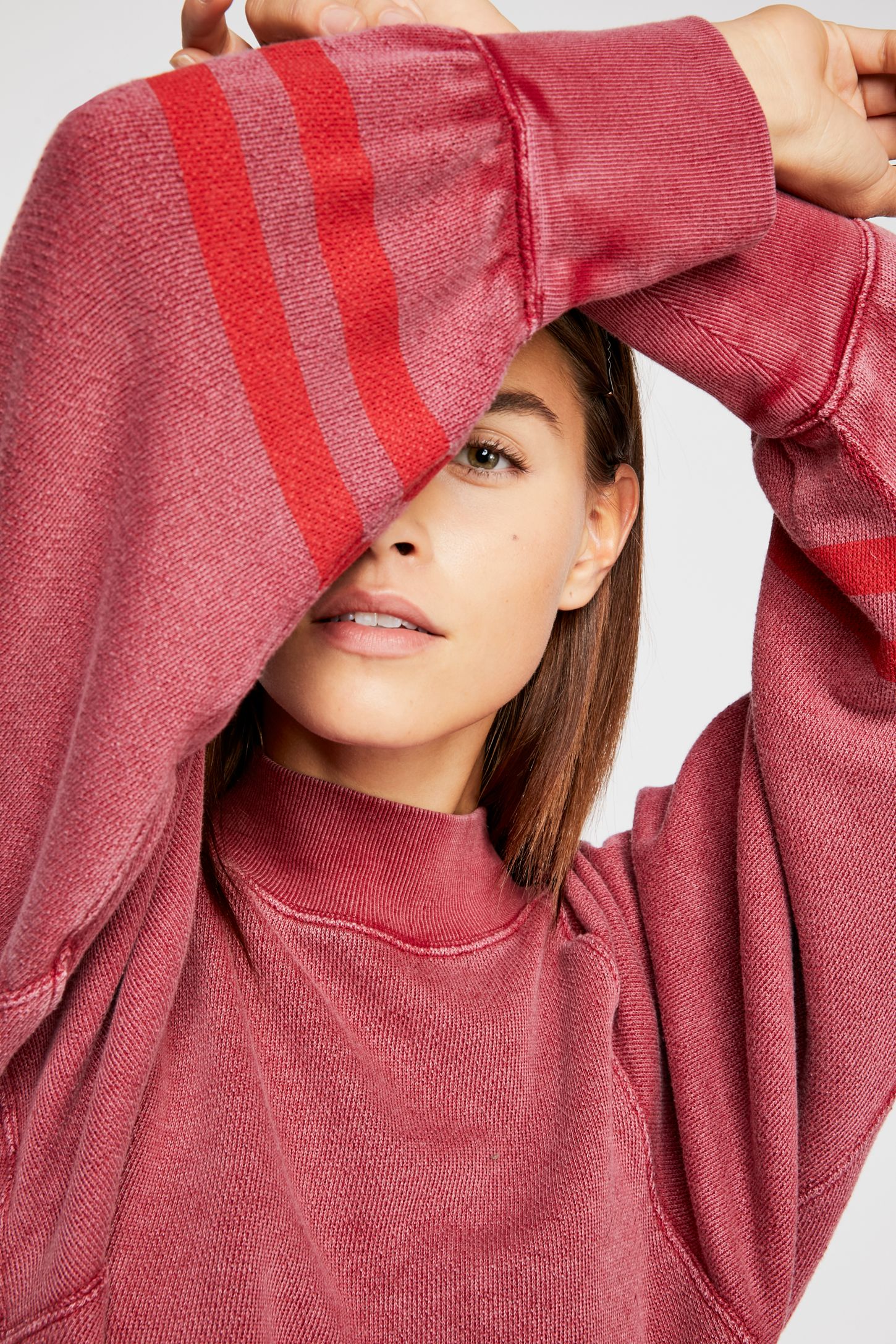 Slide View 4: Keep It Cropped Stripe Pullover