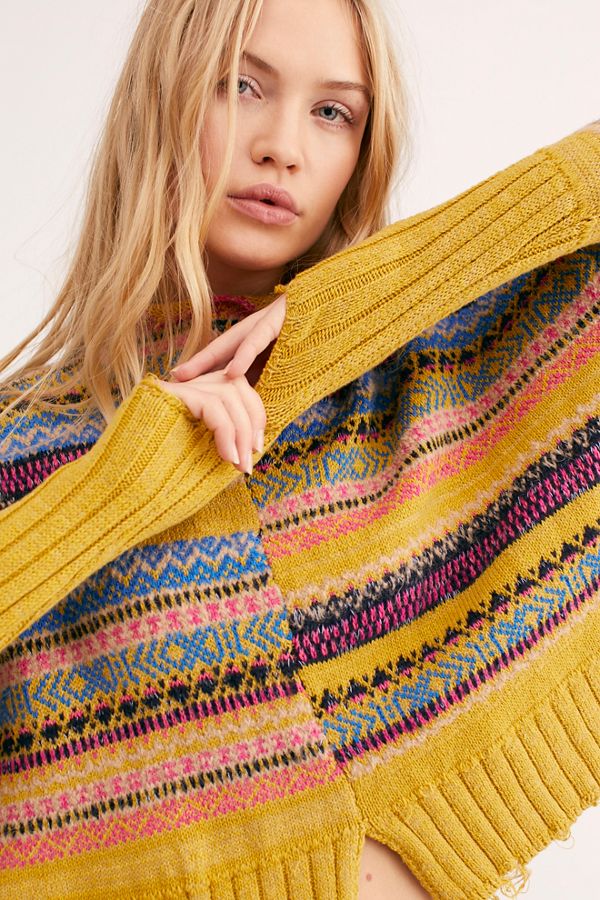 Slide View 4: All The Pattern Pullover Sweater