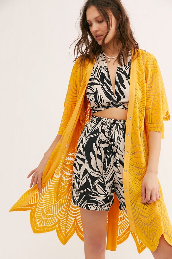 Slide View 1: Cypress Lace Kimono