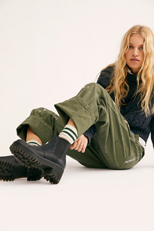 leather doc martens style boots