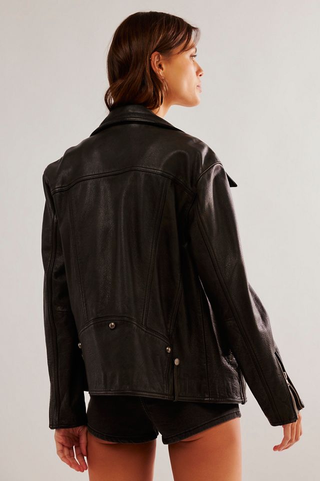 Jealousy leather moto on sale jacket