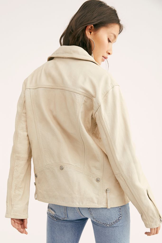 Jealousy Leather Moto Jacket Free People