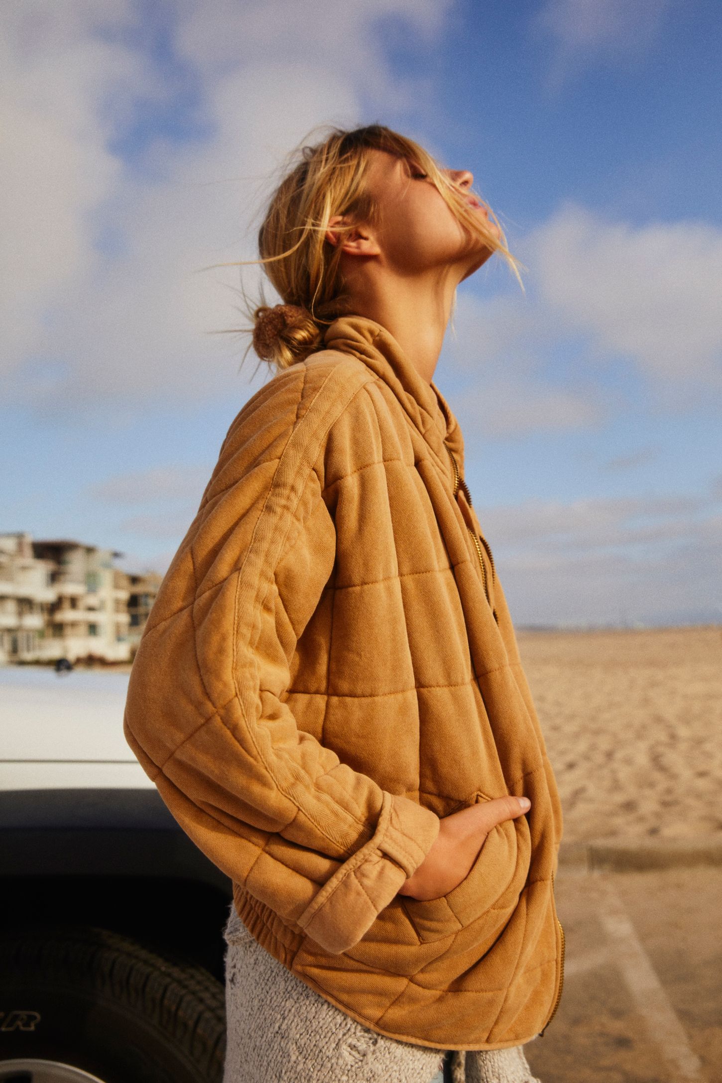 Slide View 1: Dolman Quilted Knit Jacket