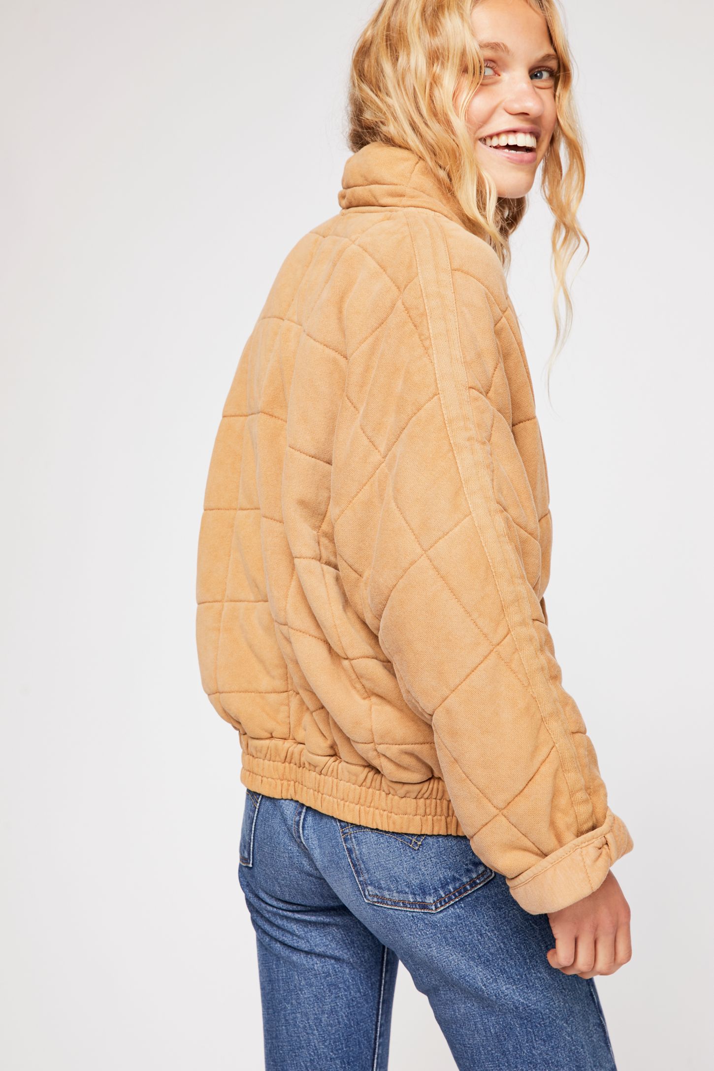 Slide View 5: Dolman Quilted Knit Jacket