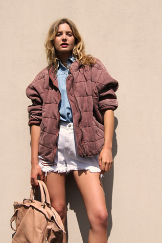 Dolman Quilted Knit Jacket | Free People