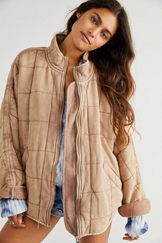 Dolman Quilted Knit Jacket