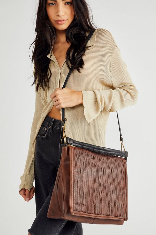 Free People good Golden Valley Vegan Messenger