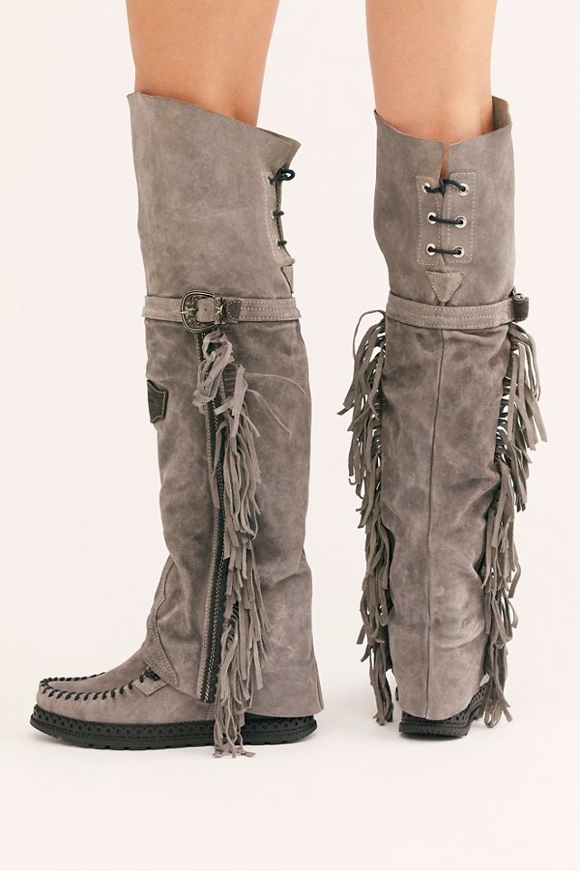 Free People Drifter Tall Mocc Boots 48241376
