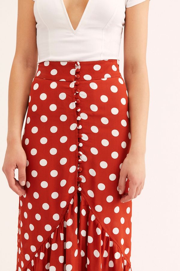 Slide View 3: Unbutton Me Maxi Skirt