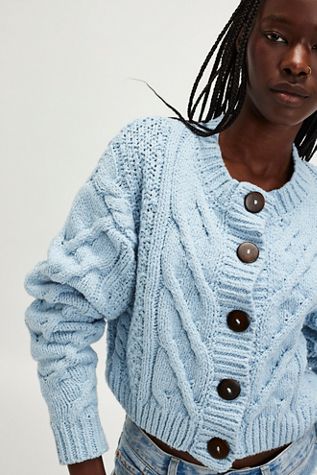 Bonfire Cable Knit Cardi