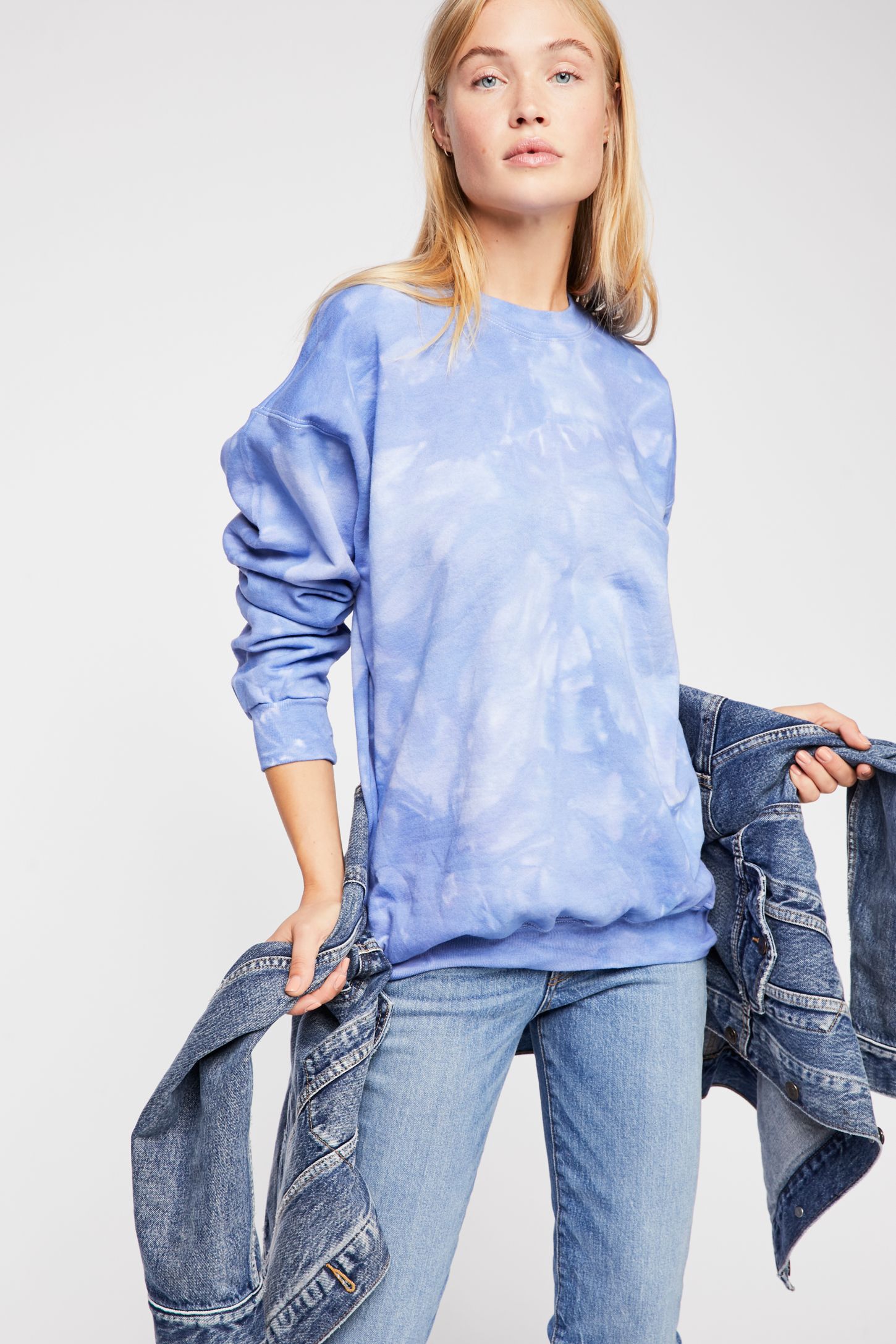 Slide View 1: Lilac Waves Pullover