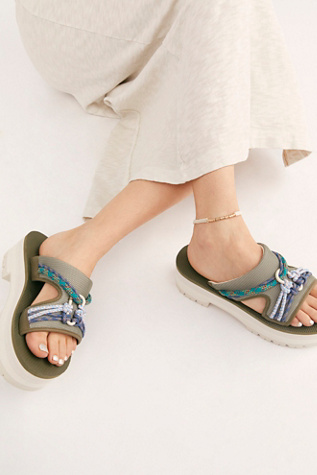 teva slide on sandals